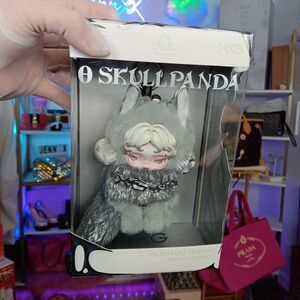 SKULLPANDA x XG Plush Doll Pendant Japan Exclusive SKULLPANDA POP UP Shop